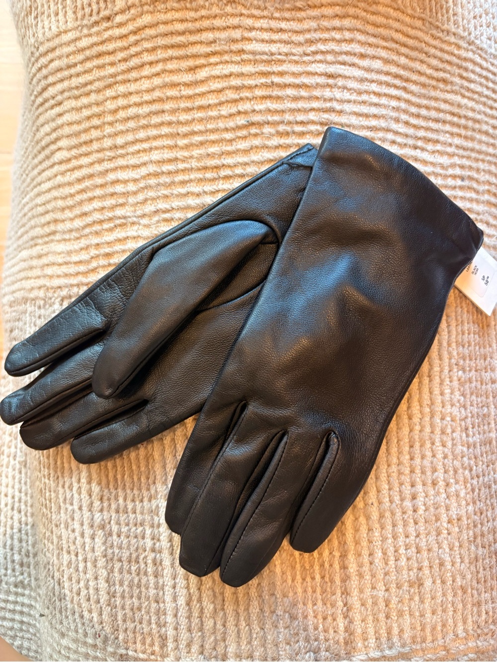 Aritzia Black Leather Women's Gloves